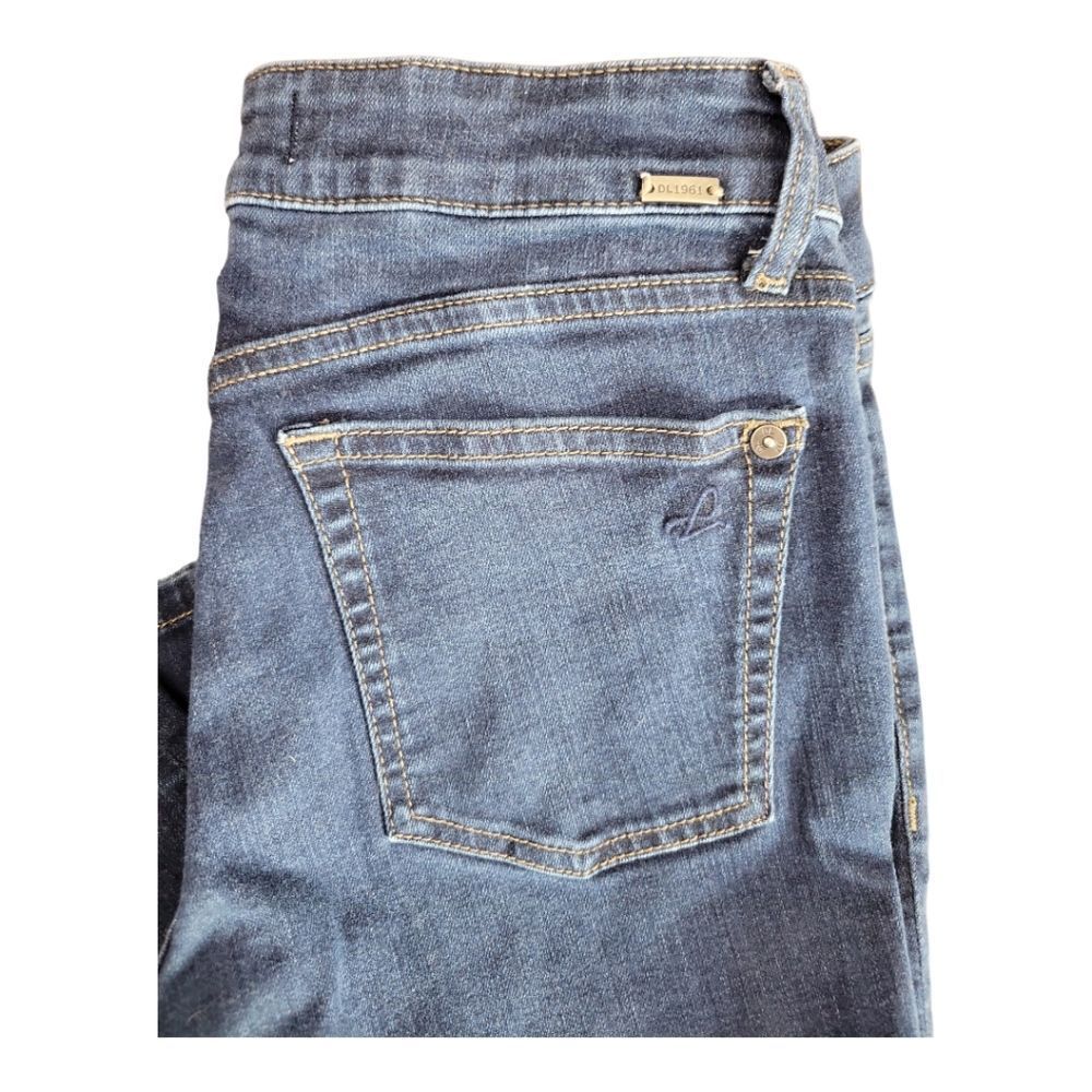 JAxDL DL1961 NO.3 Instasculpt Skinny Shattered Jeans Size 27 - Picture 9 of 10